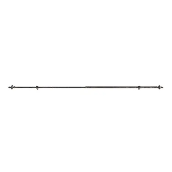 Hastings Home Black Extendable Curtain Rod with Finials {8}