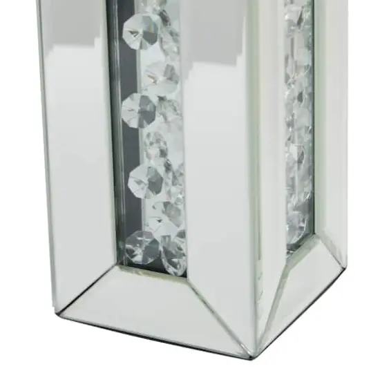 Silver Wood Glam Candle Holder Set {5}