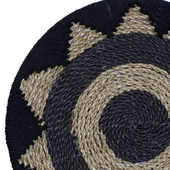 Set of 3 Black Cotton Rustic Wall Decor 24", 20", 16" {4}