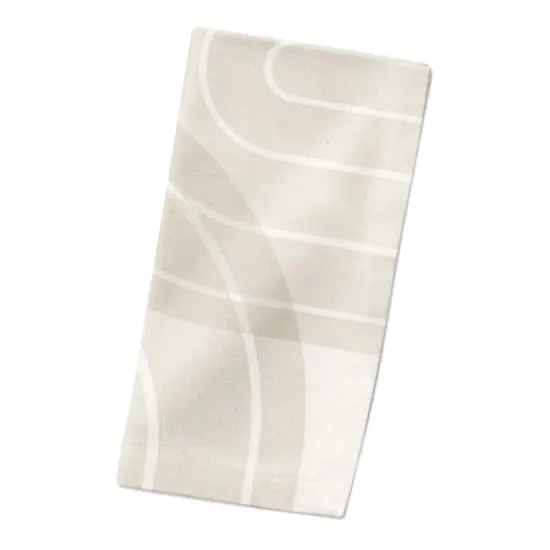 Neutral Rainbow 10" x 10" Cotton Twill Napkin {3}