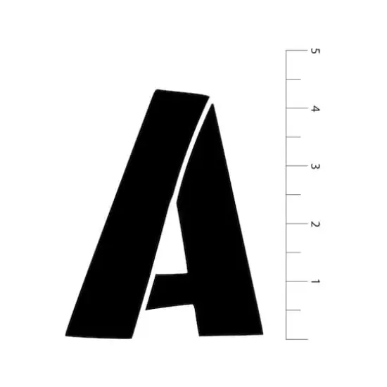 4" Modern Alphabet Stencils by Craft Smart&reg; {4}