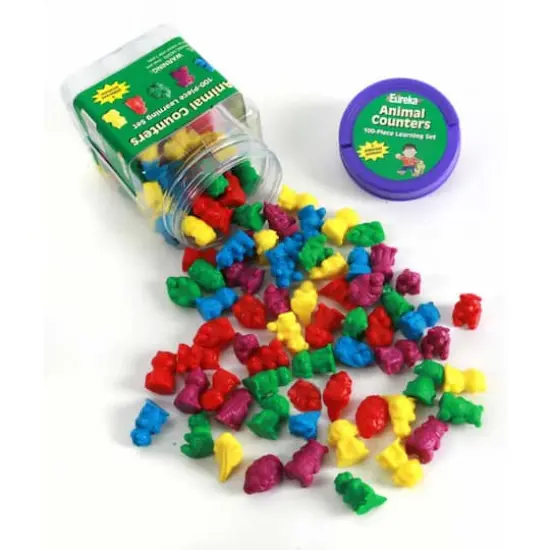 Eureka Tub of Animal Counters Set {3}