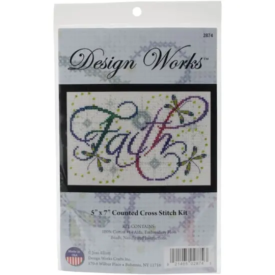 Design Works&trade; Faith Counted Cross Stitch Kit {1}