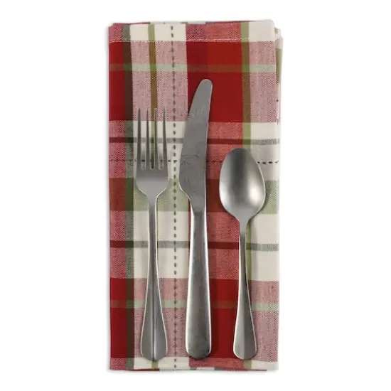 DII&reg; Mountain Trail Plaid Cloth Dinner Napkins, 6ct. {3}