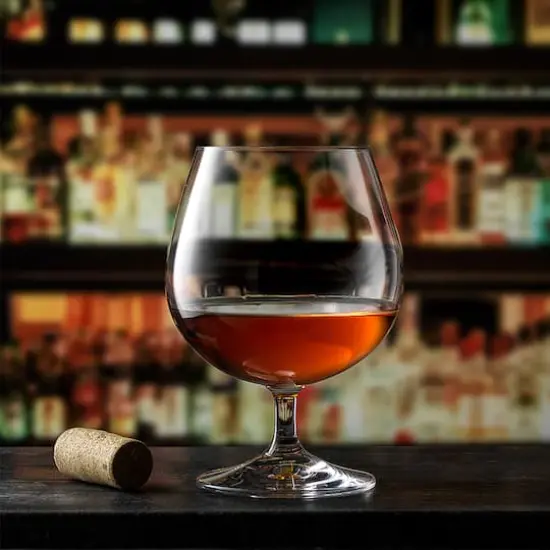 JoyJolt&reg; 13.5oz. Cask Crystal Brandy Glasses, 8ct. {5}