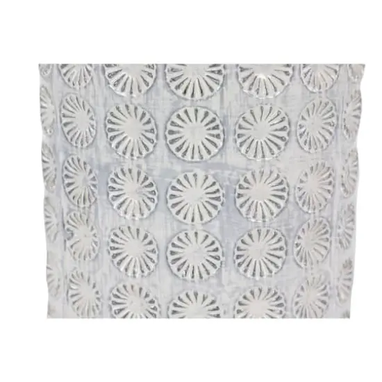 CosmoLiving by Cosmopolitan White Porcelain Coastal Style Vase, 8" x 18" {5}