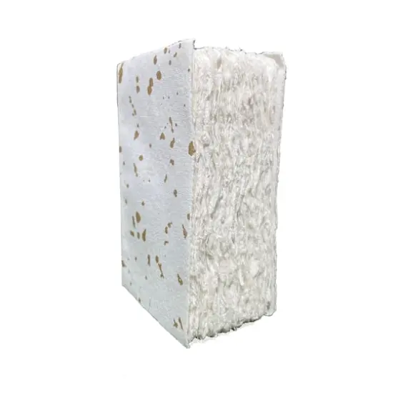 Lama Li Liasse Speckled Gold Soft-Cover Handmade Book {1}