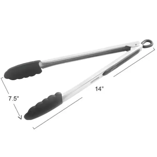 Household Essentials Leifheit Proline Kitchen Tongs with Silicone Tips {5}