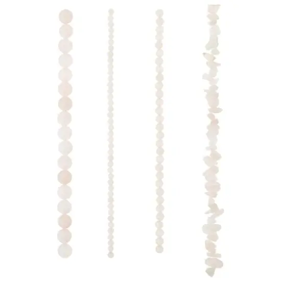 Rose Quartz Semi-Precious Beads Value Pack by Bead Landing&trade; {4}