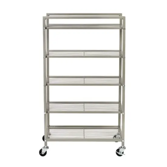 Honey Can Do 5-Tier Rolling Bathroom Storage Cart {7}