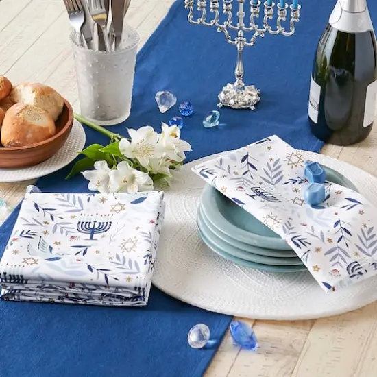 DII&reg; Hanukkah Blessings Printed Napkin Set {5}