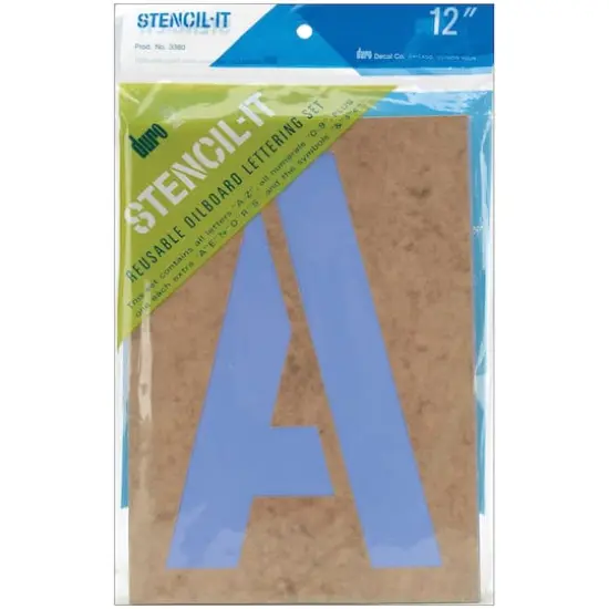Stencil-It Reusable Lettering Set {1}
