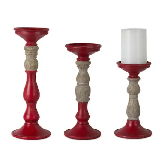Candle Holder Set, 8.5", 10.5" & 12.5" {1}