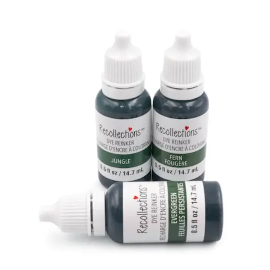 Dye Reinker Set by Recollections&trade; Dark Greens {4}