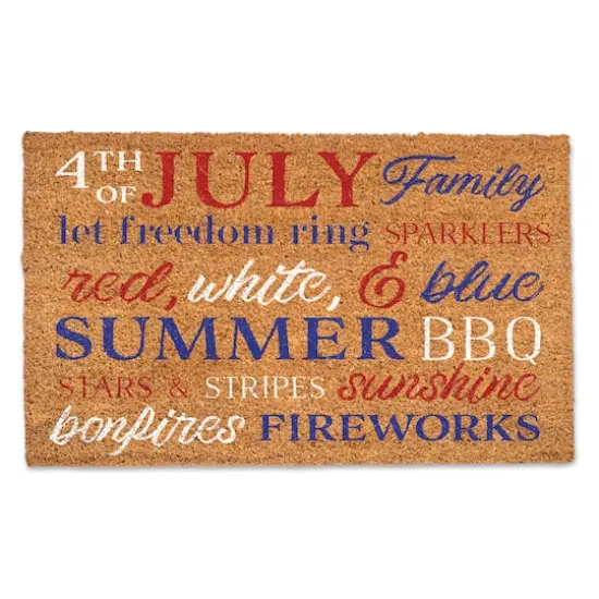 4th of July Sentiments Doormat {1}