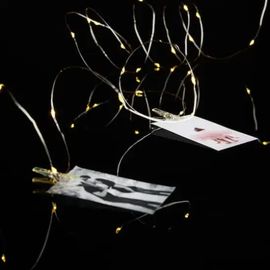 45ct. Warm White LED Iridescent Clip Lights by Ashland&reg; {3}