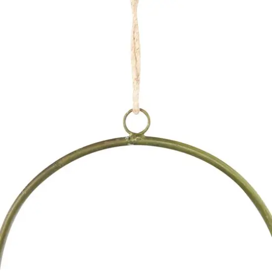 Hello Honey&reg; 20" Oxidized Metal Hanging Planter {6}