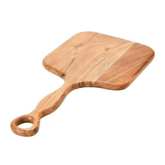 Hello Honey&reg; Acacia Wood Cutting Board with Long Handle {3}