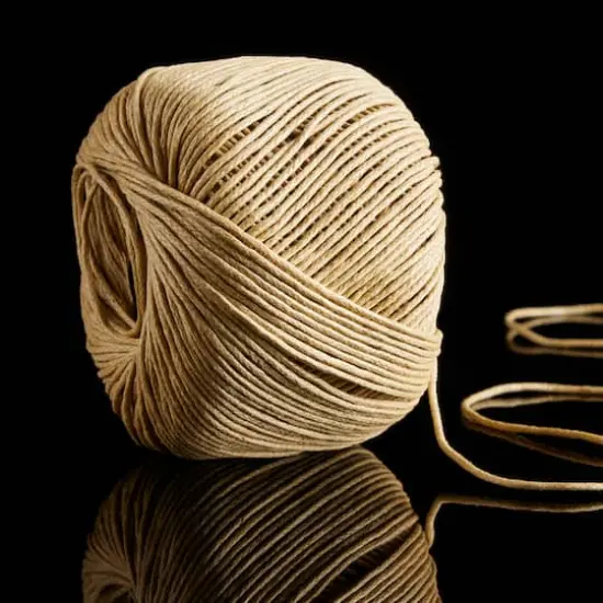 Bead Landing&trade; Waxed Cotton Cord Ball, 200 ft. Natural {3}