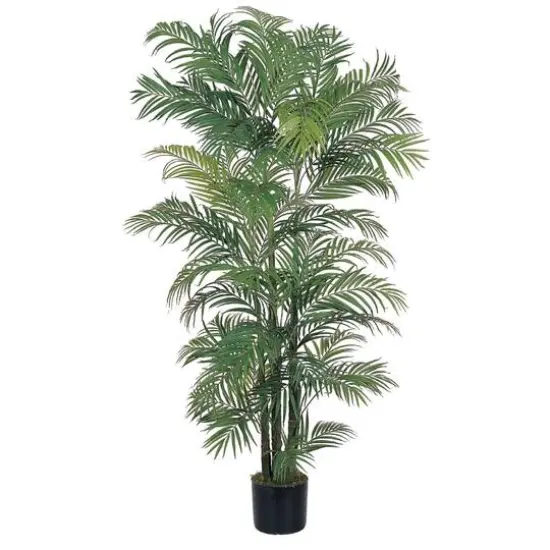 6ft. Potted Areca Silk Palm Tree {1}