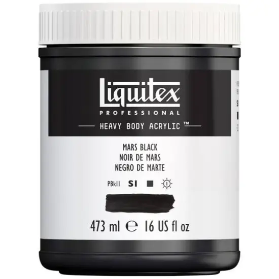 Liquitex&reg; Professional Heavy Body Acrylic&trade; Paint, 16oz. Mars Black {4}