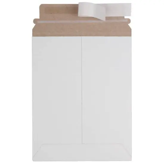 JAM Paper 7" x 9" White Flat Photo Mailer Peel & Seal Closure Envelopes, 6ct. {3}