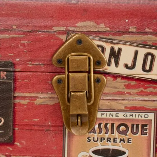 Household Essentials Coffee Shop Decorative Trunk {9}