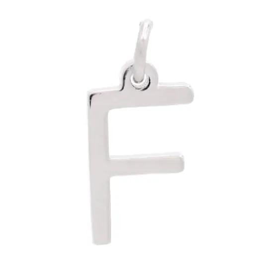 Sterling Silver Alphabet Charm by Bead Landing&trade; F {1}