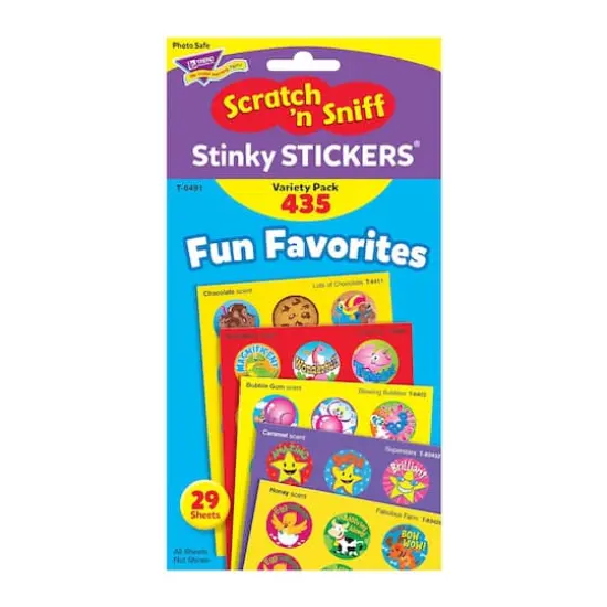 Trend Enterprises® Fun Favorites Scented Stickers Variety Pack {4}