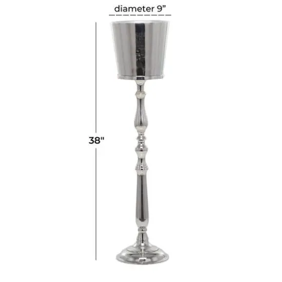 38" Traditional Wine Holder Silver {7}