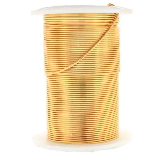 The Beadsmith&reg; Wire&trade; Elements 20 Gauge Tarnish-Resistant Wire Brass {6}