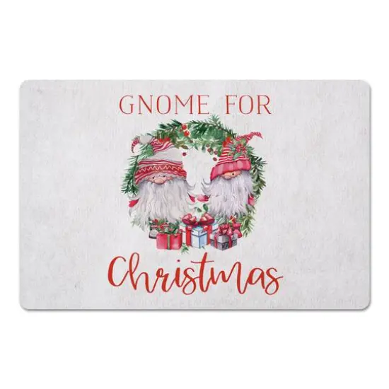 Gnome for Christmas Floor Mat {1}