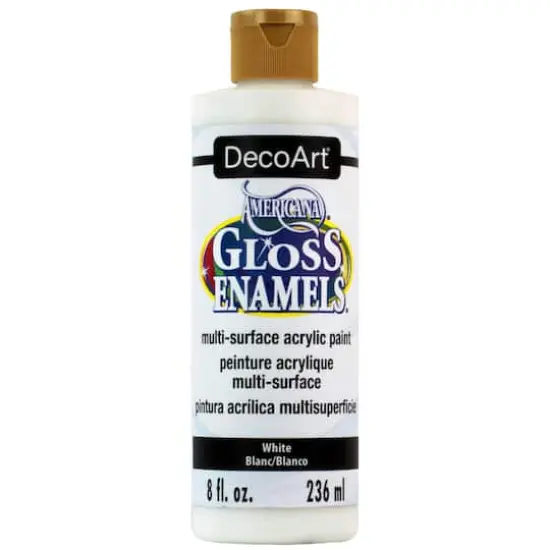DecoArt&reg; Americana&reg; Gloss Enamels&reg; Acrylic Paint White {1}