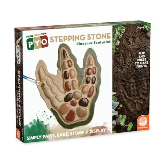 Paint Your Own Stepping Stone - Dinosaur Footprint {1}