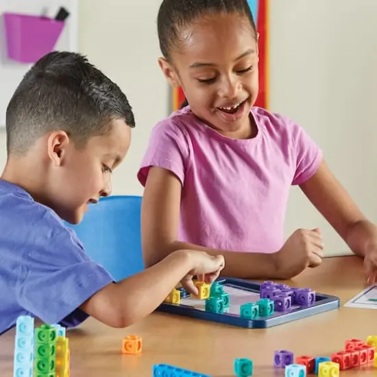 Learning Resources Mathlink Cubes Brain Games Pack {5}