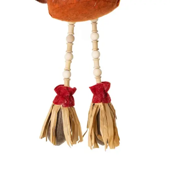 Glitzhome&reg; Fall Fabric Scarecrow Shelf Sitters Set {9}