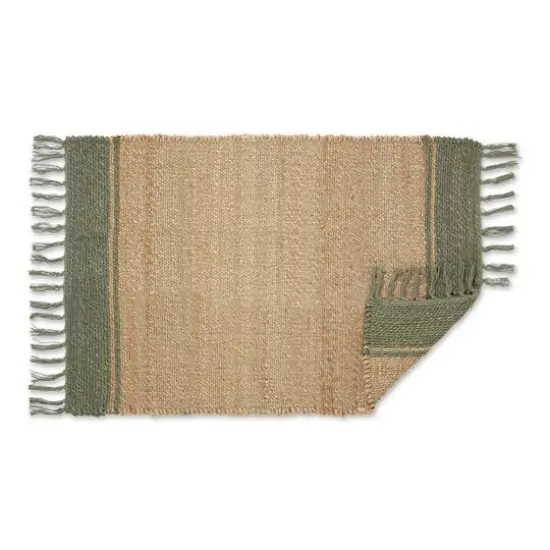 DII&reg; Artichoke With Natural Jute Stripes Hand-Loomed Rug, 2ft. x 3ft. {5}