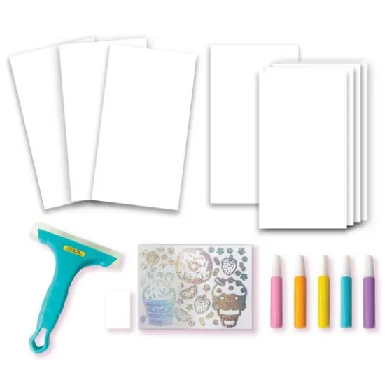 Creativity for Kids&reg; Kawaii Squeegeez Magic Reveal Art {3}