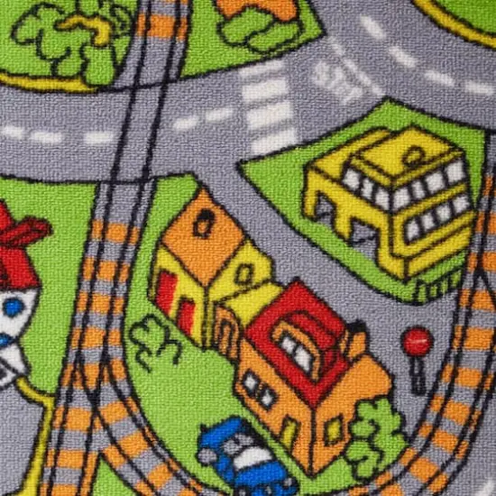 DII&reg; Street Map Kids Play Rug, 3ft. x 5ft. {6}