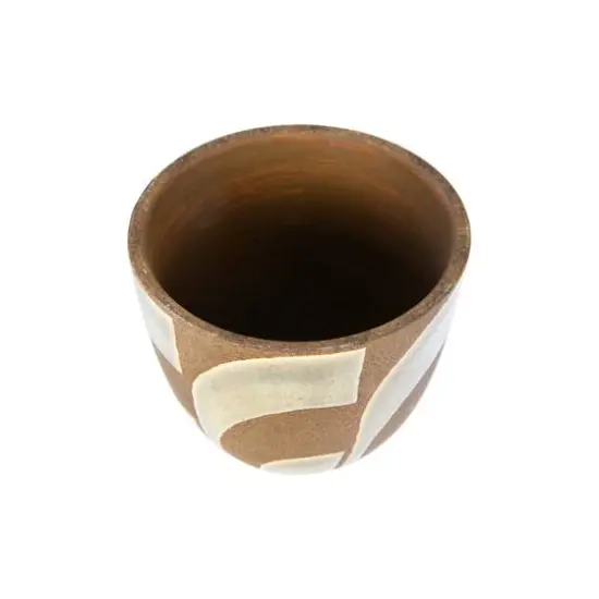 Hello Honey&reg; 6" Hand Painted Terracotta Planter {5}