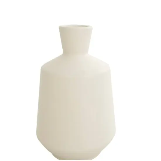 Cream Minimalistic Ceramic Vase Set {8}