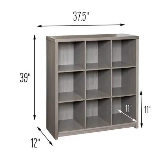 Honey Can Do 9-Cube Premium Laminate Shelf Organizer {5}