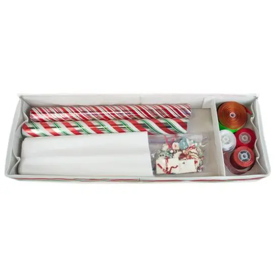 DII&reg; Snowflake Wrap Paper Storage {6}