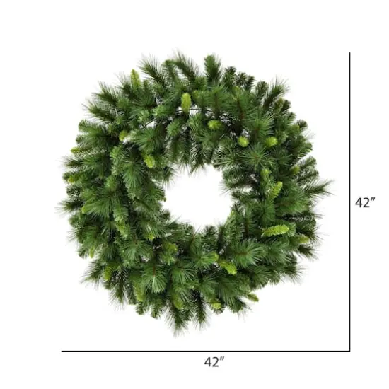 42" Bangor Mixed Pine Wreath {4}
