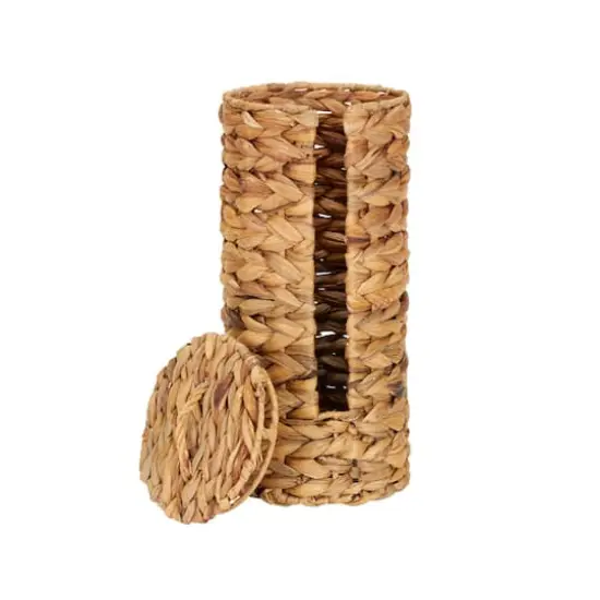 Household Essentials Wicker Toilet Paper Roll Holder {6}
