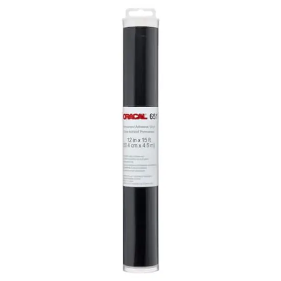 ORACAL&reg; 651 Matte Permanent Adhesive Vinyl Mega Roll Black {1}