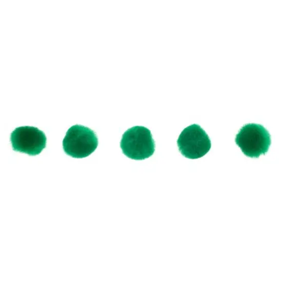 John Bead 1/2" Pom Poms, 100ct. Green {4}