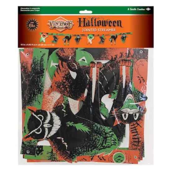 Beistle Vintage Halloween JointedStreamer {3}