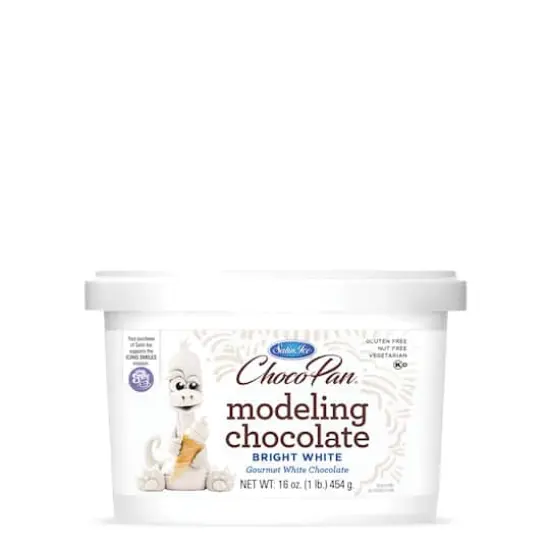 Satin Ice&reg; ChocoPan&reg; Modeling Chocolate, 1lb. Bright White {1}