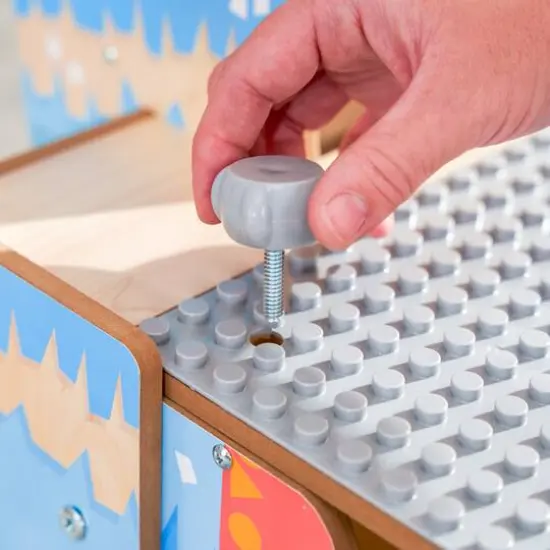 KidKraft Llama Pinata Building Bricks Wooden Table {7}